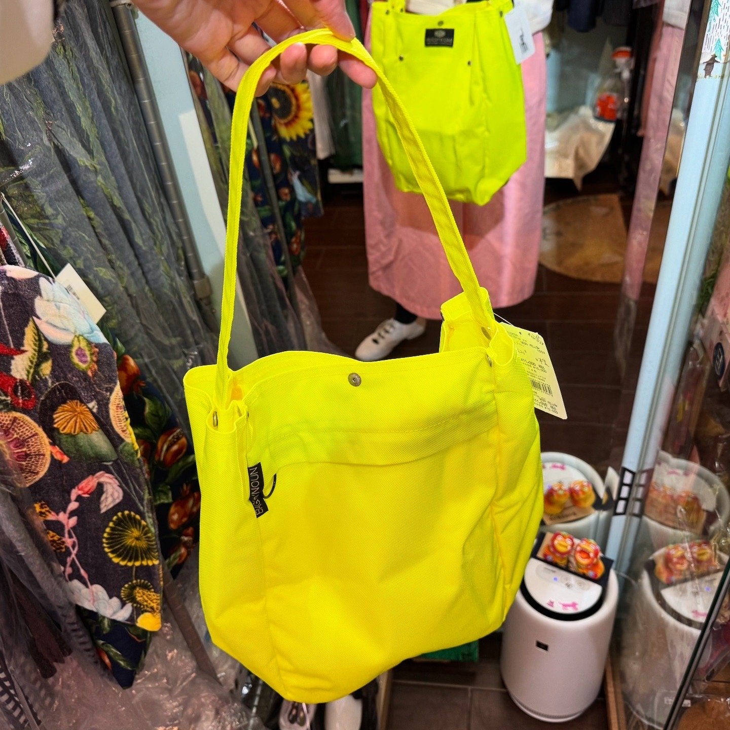 Bag n Noun Yellow Nylon Bag, made in Japan