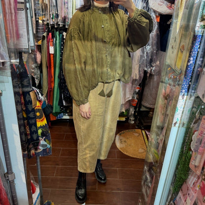 EXTRA30- TSUHARU Forest Lace Shirt, made in India
