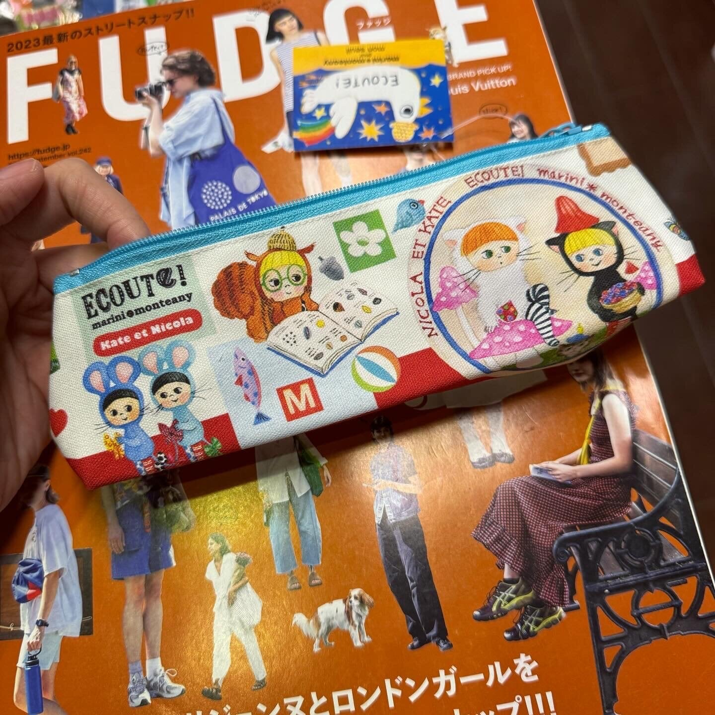 Ecoute Pencil Bag, Pouch, 2 Colors, made in Japan