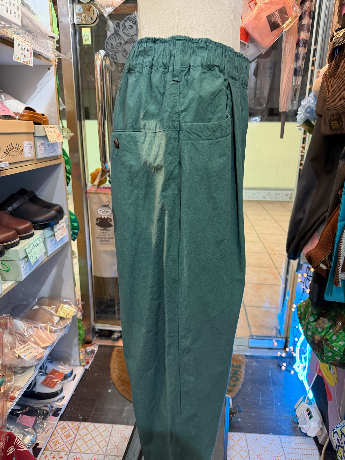 Hands of creation Green Pants, made in Japan