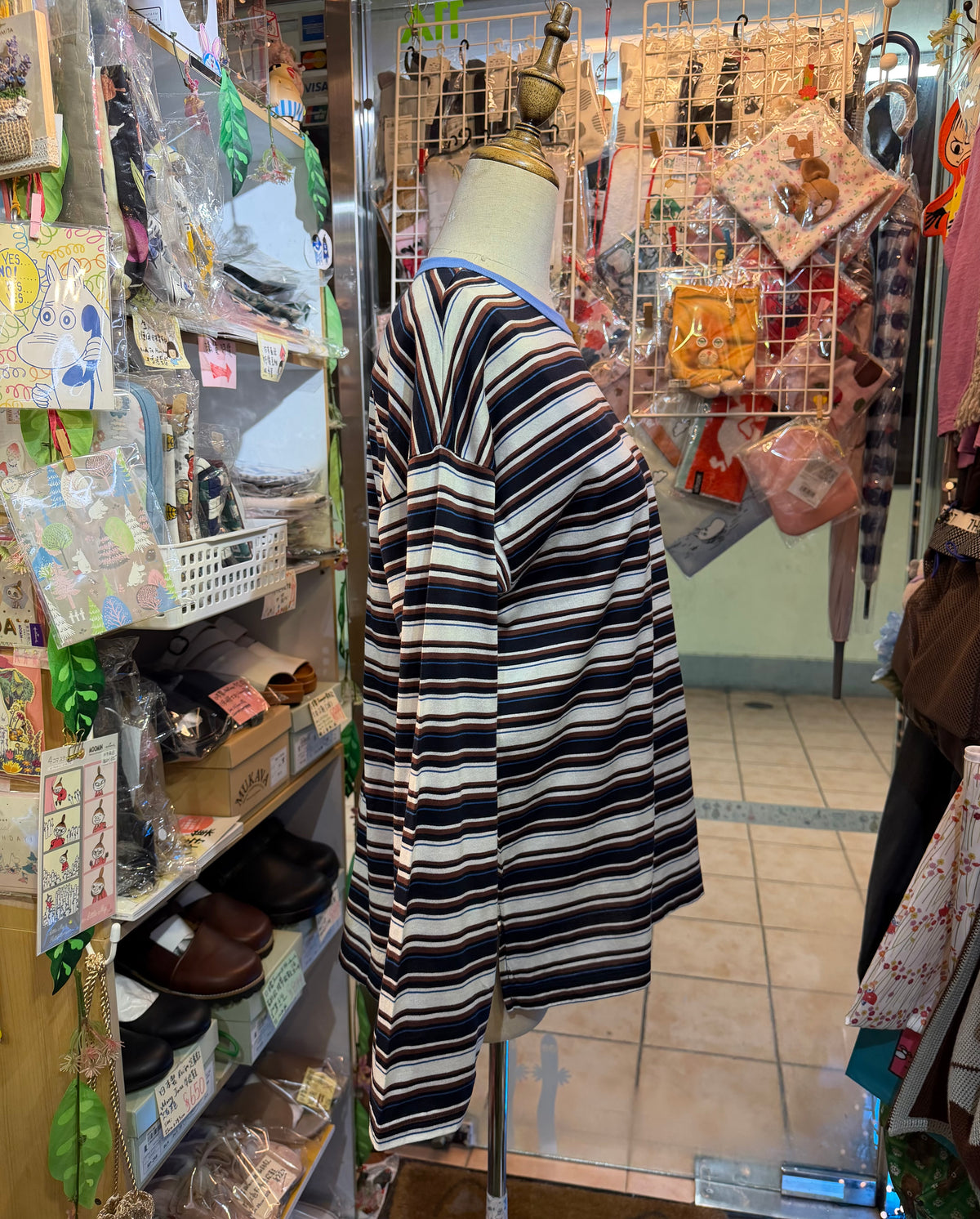 Le Melange Striped T-shirt, 2 Colors, made in Japan