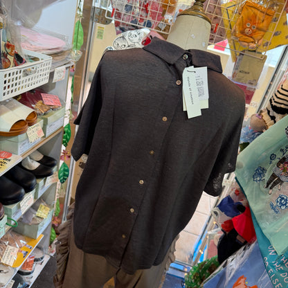 Hands of Creation Linen Blouse, 2 Colors, made in Japan