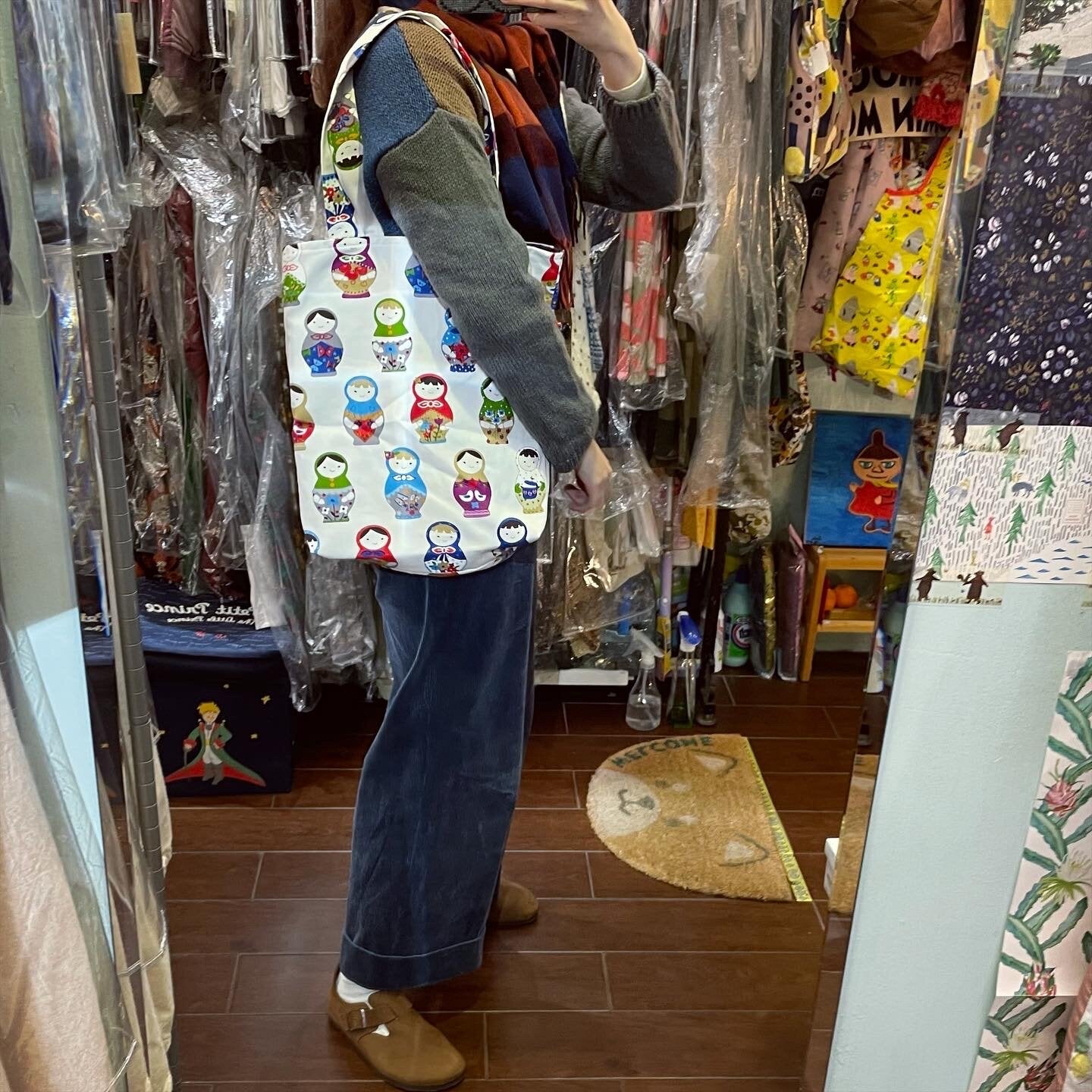 Handmade Dolls Prints Tote Bag