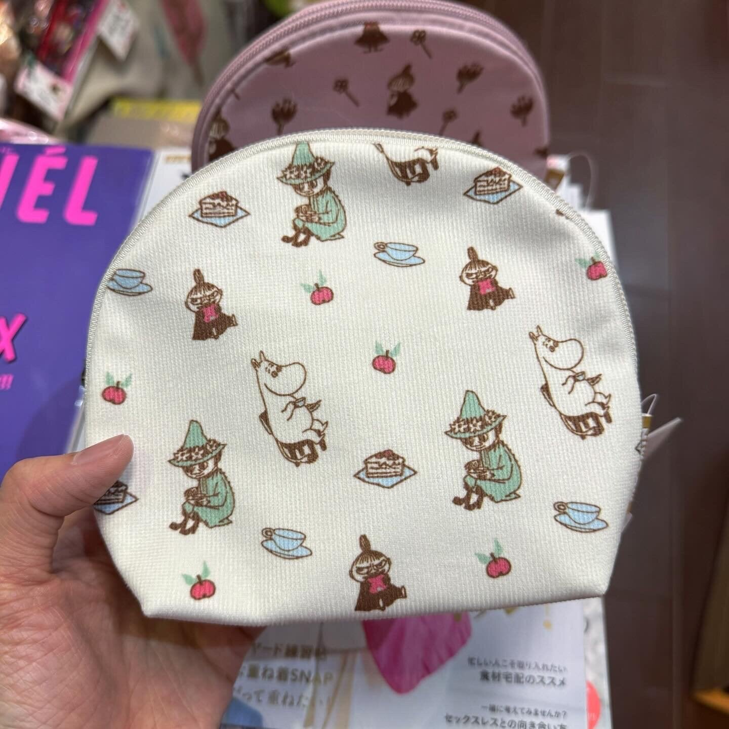 Little my and Moomin Pouches , 2 Colors