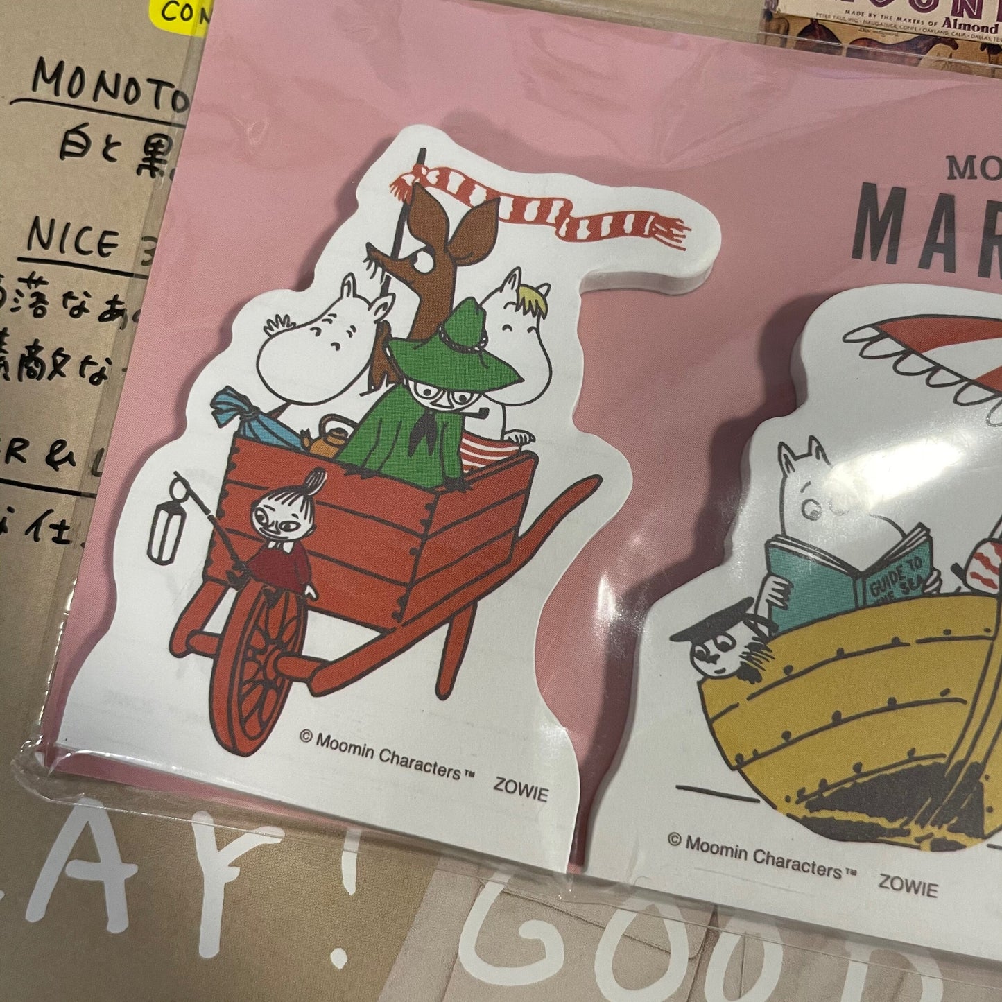 Sale- Moomin Memo Stickers, made in Japan