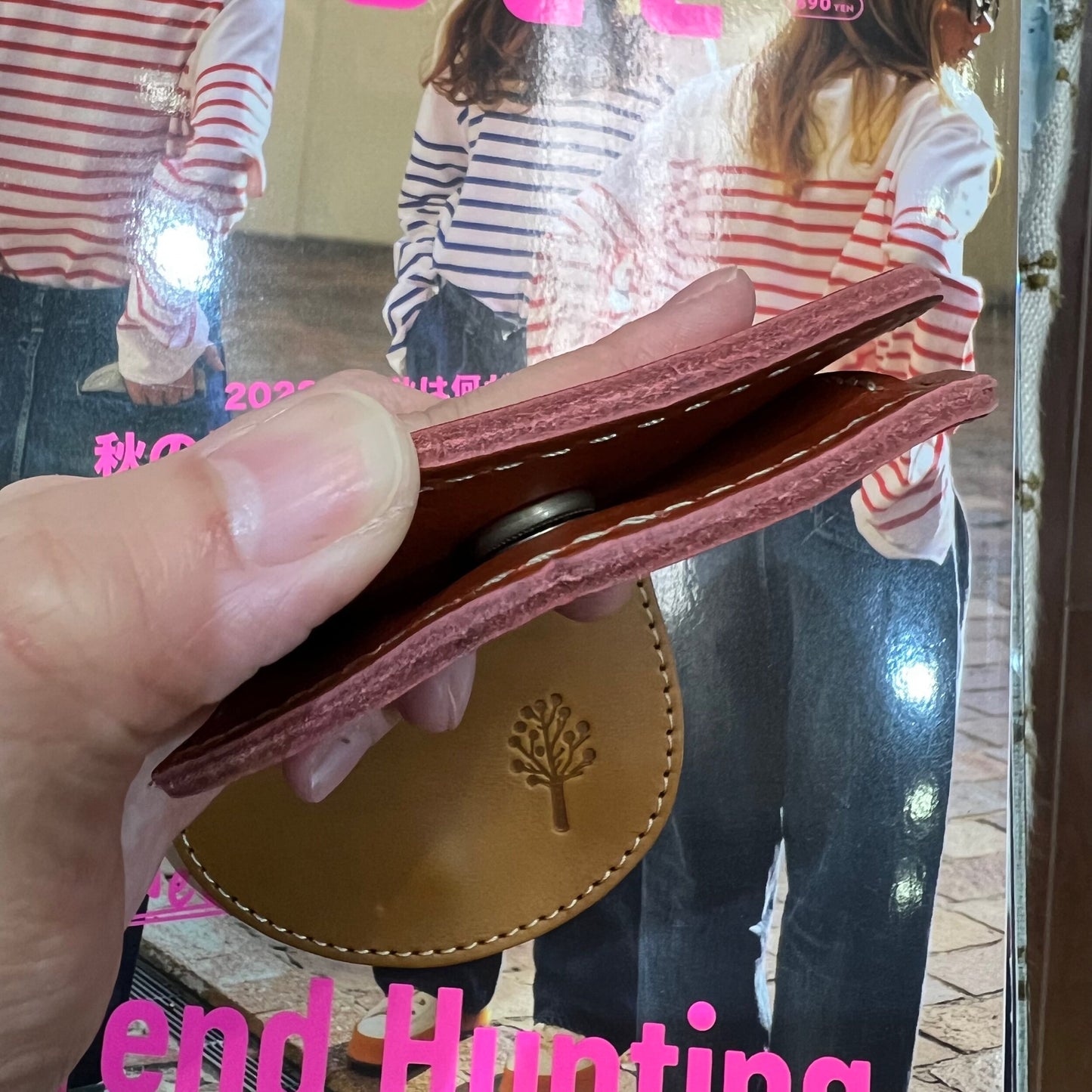 Kanmi Horseshoe Coin Case, 2 Colors, made in Japan