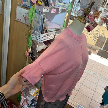 Estroislose Pink Cotton Sweatshirt