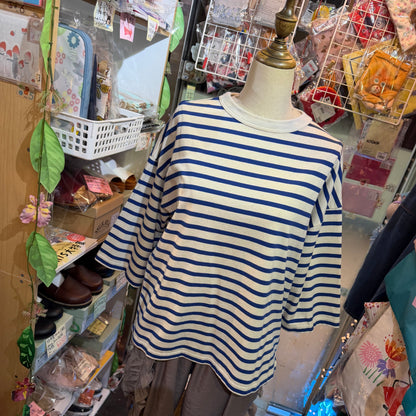 Days Striped T-shirt, 3 Colors, made in Japan