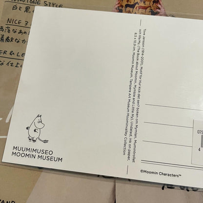 Little My and Moomin Postcard, made in Finland