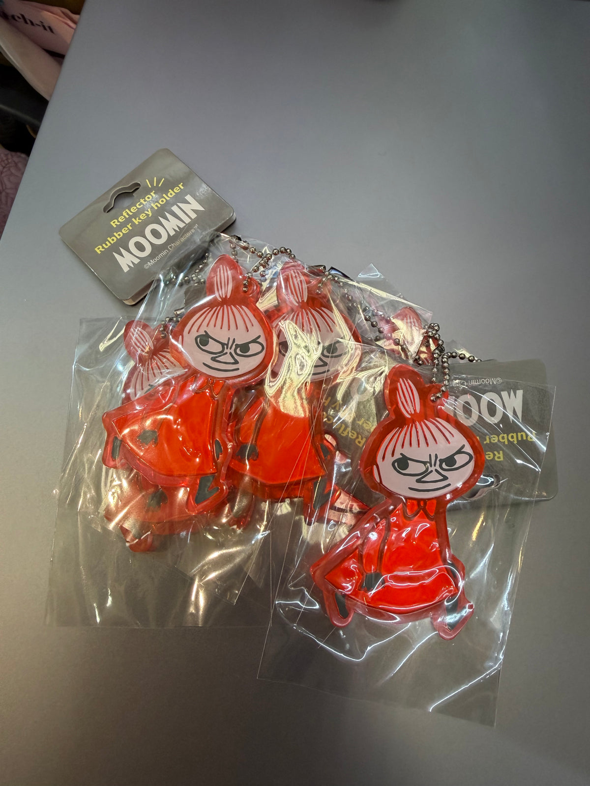 Zowie Little My Reflector Rubber Keychain