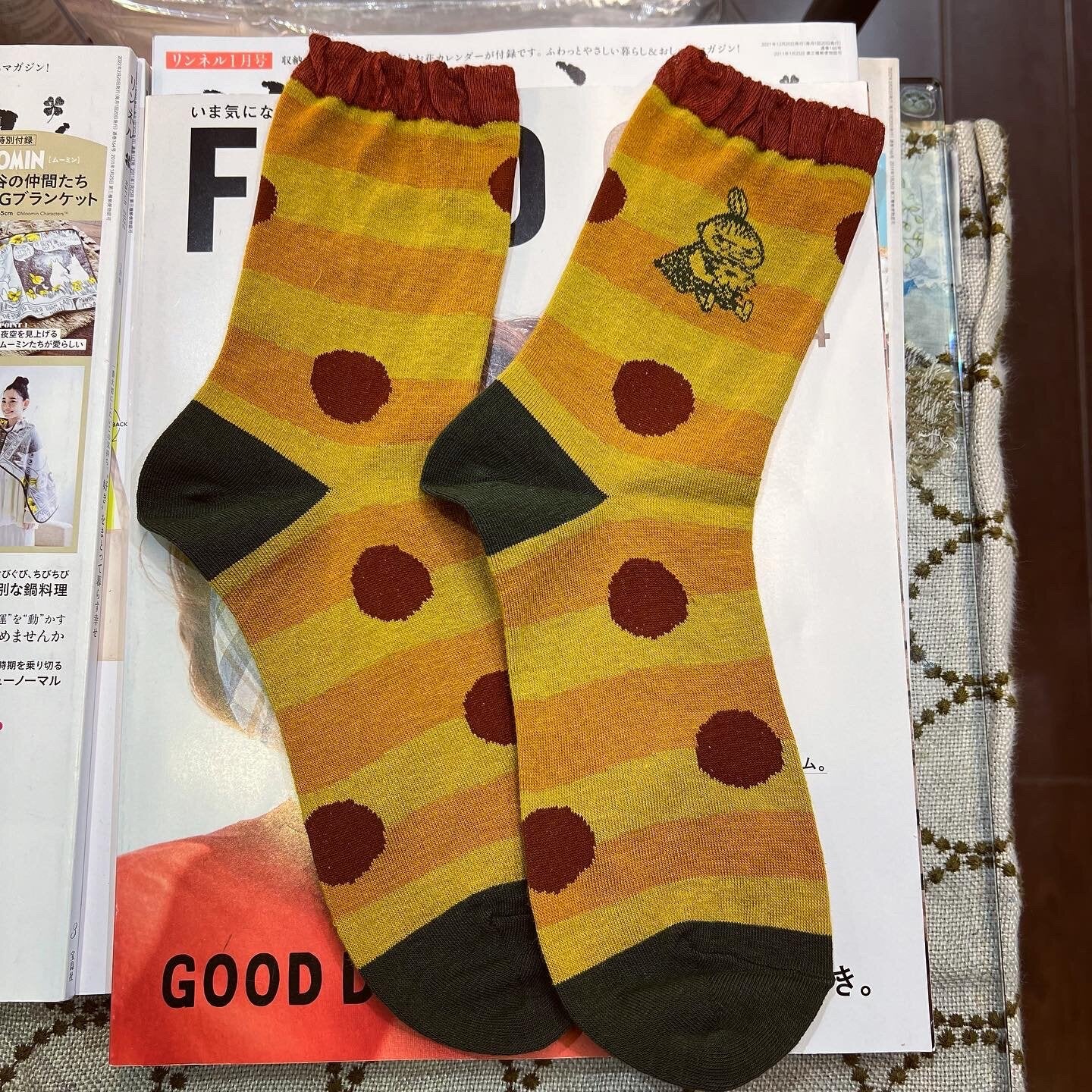 Sale- Moomin and Little My Socks, 4 Patterns, made in Japan