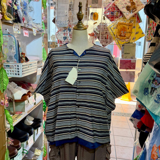 VM Striped Navy Shirt, made in Japan