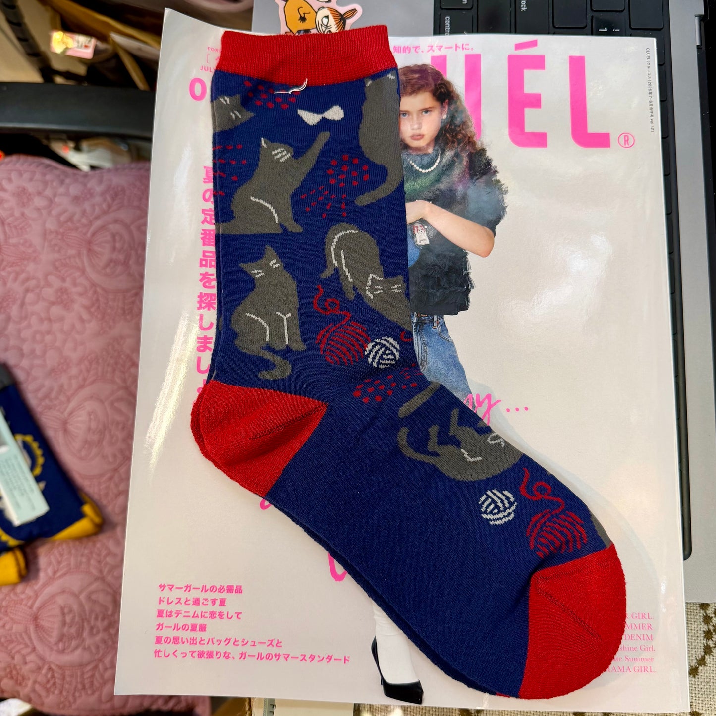 Fromf Print Socks, 3 Patterns, made in Japan