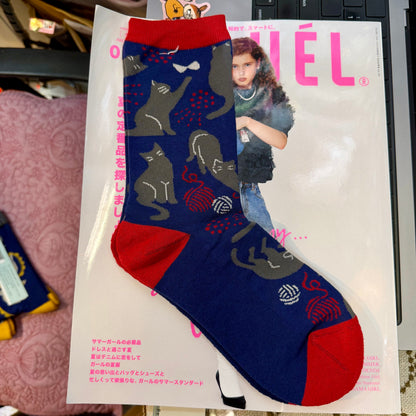 Fromf Print Socks, 3 Patterns, made in Japan