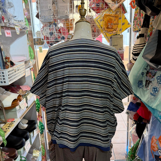 VM Striped Navy Shirt, made in Japan