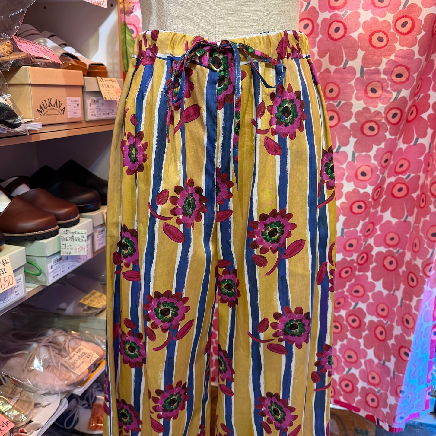 Sale- Michel Beaudouin X Liberty London Floral Pants, made in Japan
