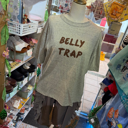 Nouvelles du Paradis Belly Trap T-shirt, 2 Colors, made in Japan