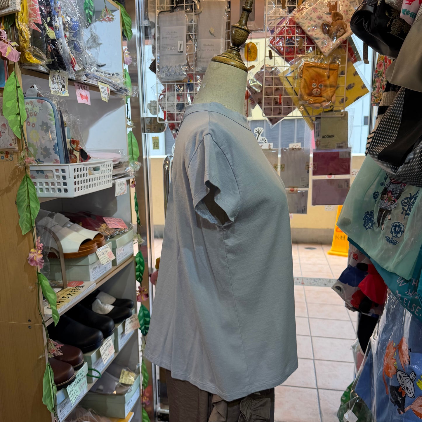 Laiterie Light Blue T-shirt, made in Japan