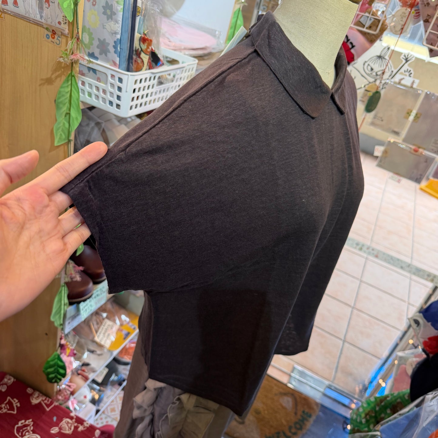 Hands of Creation Linen Blouse, 2 Colors, made in Japan
