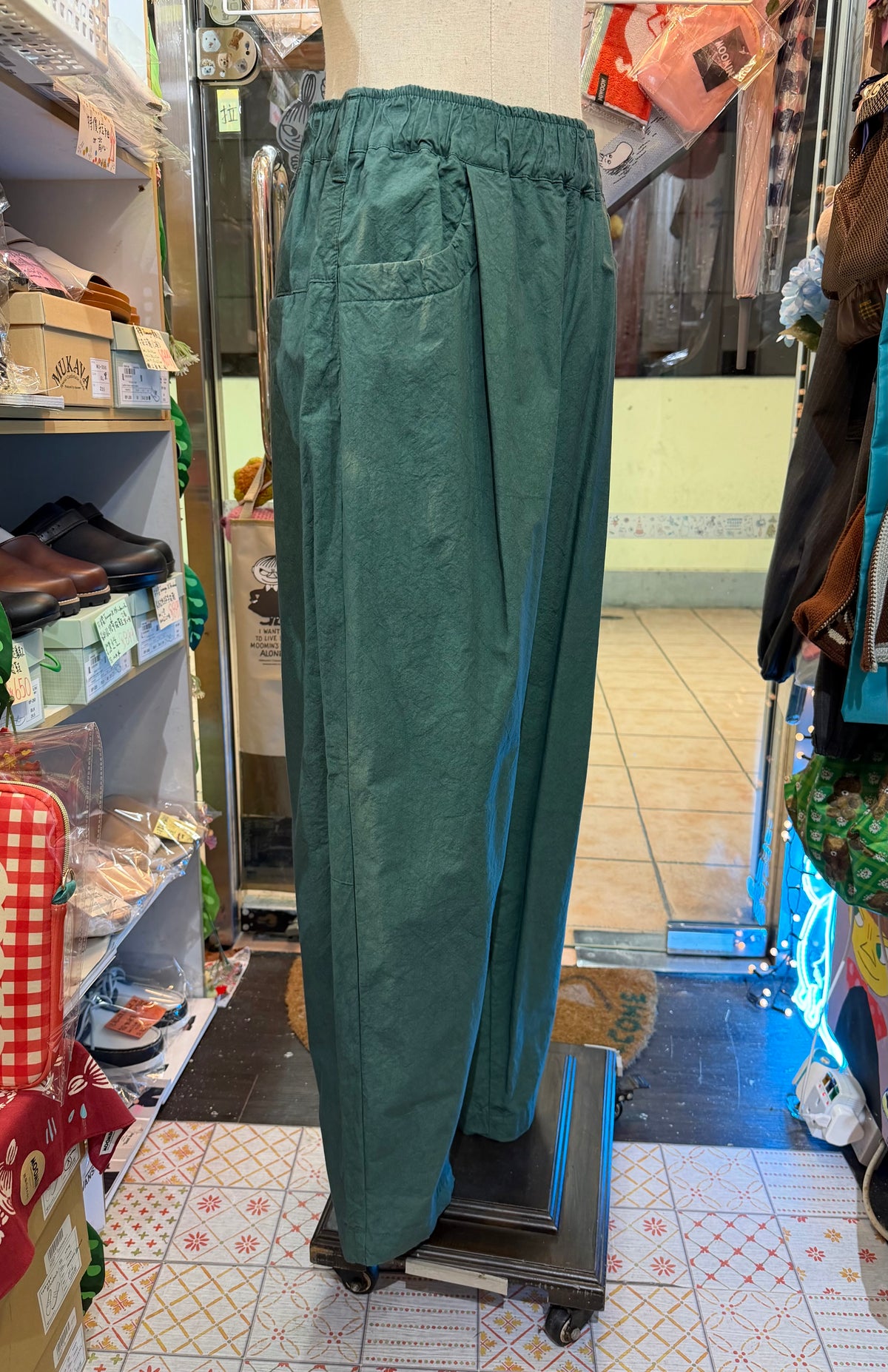 Hands of creation Green Pants, made in Japan
