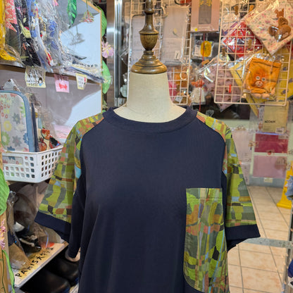 Garance et VoLette Camouflage X Navy Sweatshirt