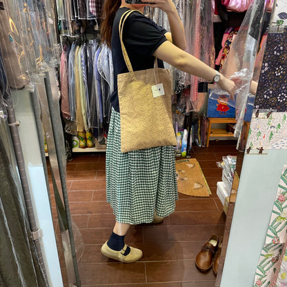 Sale- Spologum Beige Lace Tote Bag, made in Japan