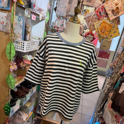 Laiterie Striped T-shirt, 2 Colors, made in Japan