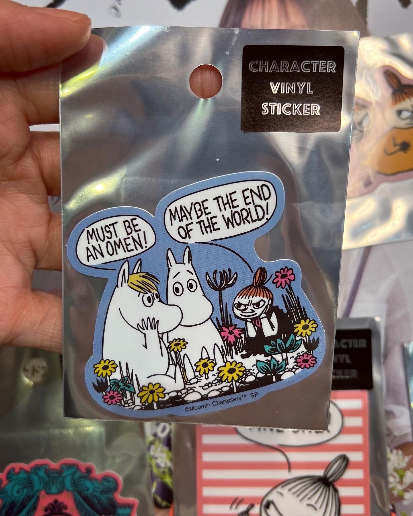 Moomin Stickers, 5 patterns, made in Japan