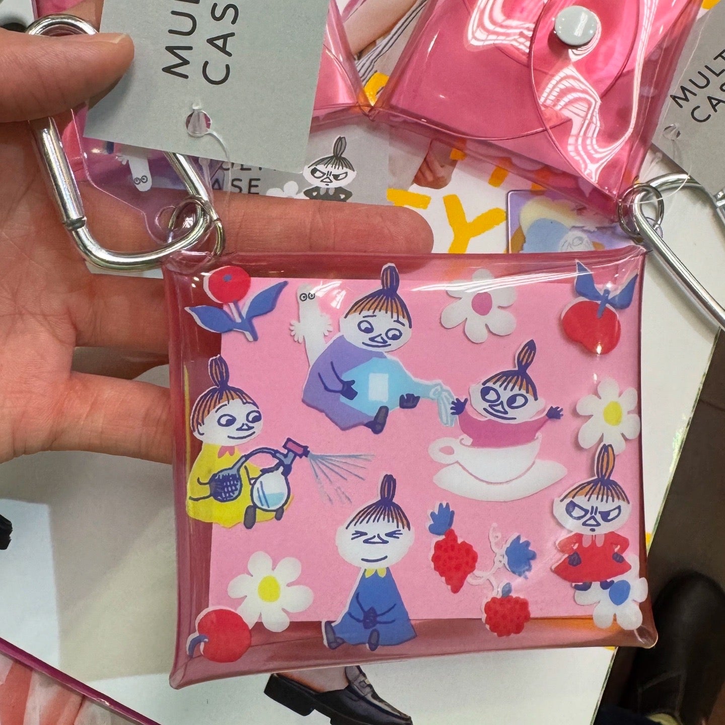 Little MY  "Every day is an adventure" Pink PVC Multi-case, pouch