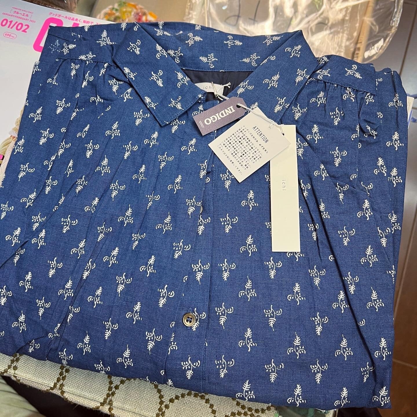 EXTRA20- ichi Floral Print Shirt, 2 Colors, made in Vietnam