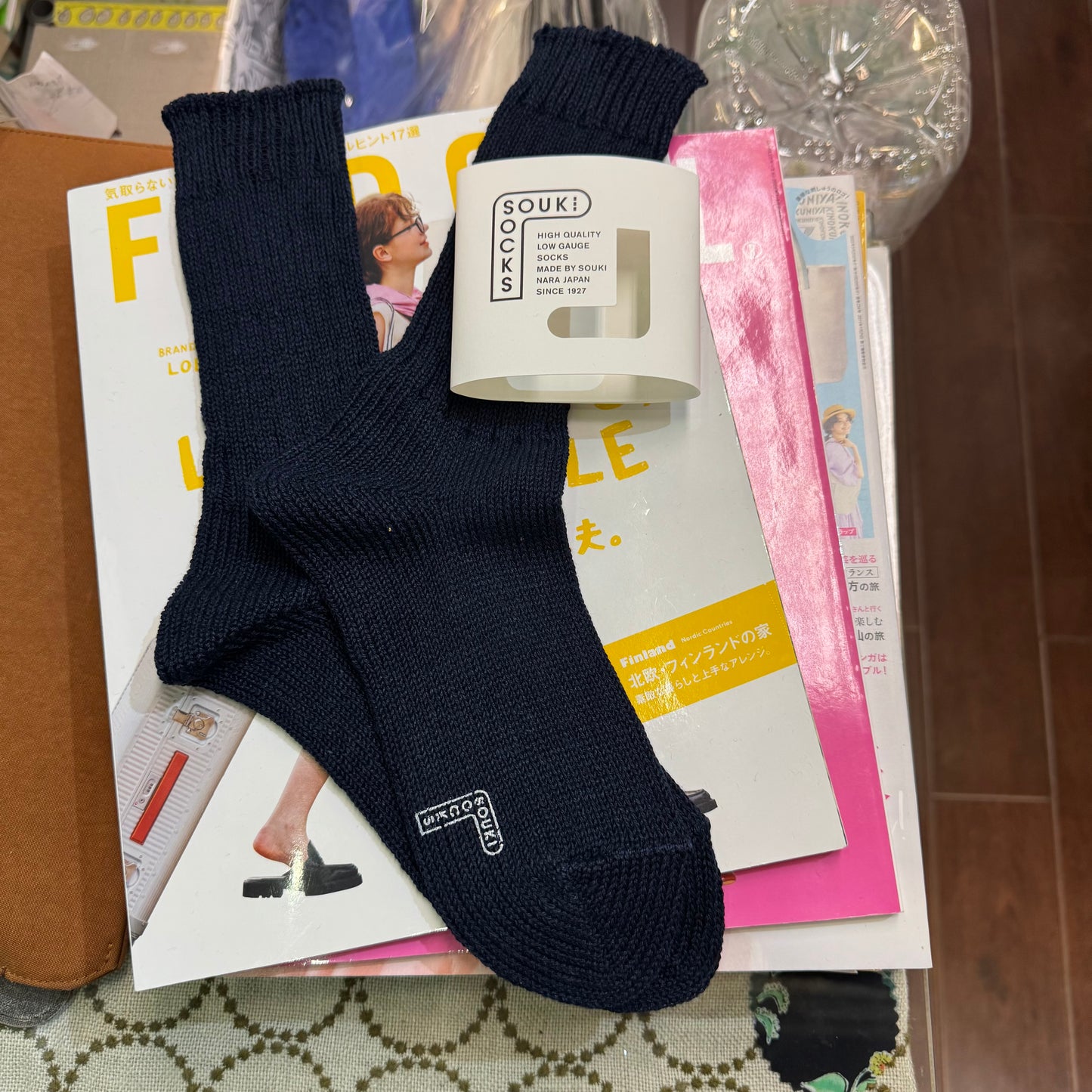 Souki Linen Long Socks, 2 Colors, made in japan