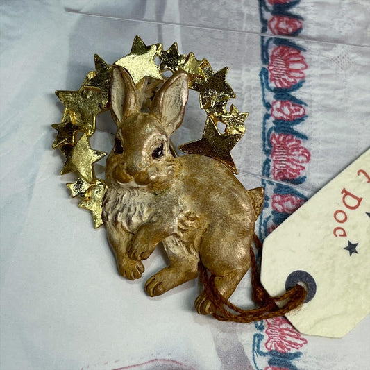 Palnart Poc Rabbit Brooch, made in Japan