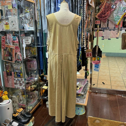 Tumugu Beige 2Way Dress, made in Japan