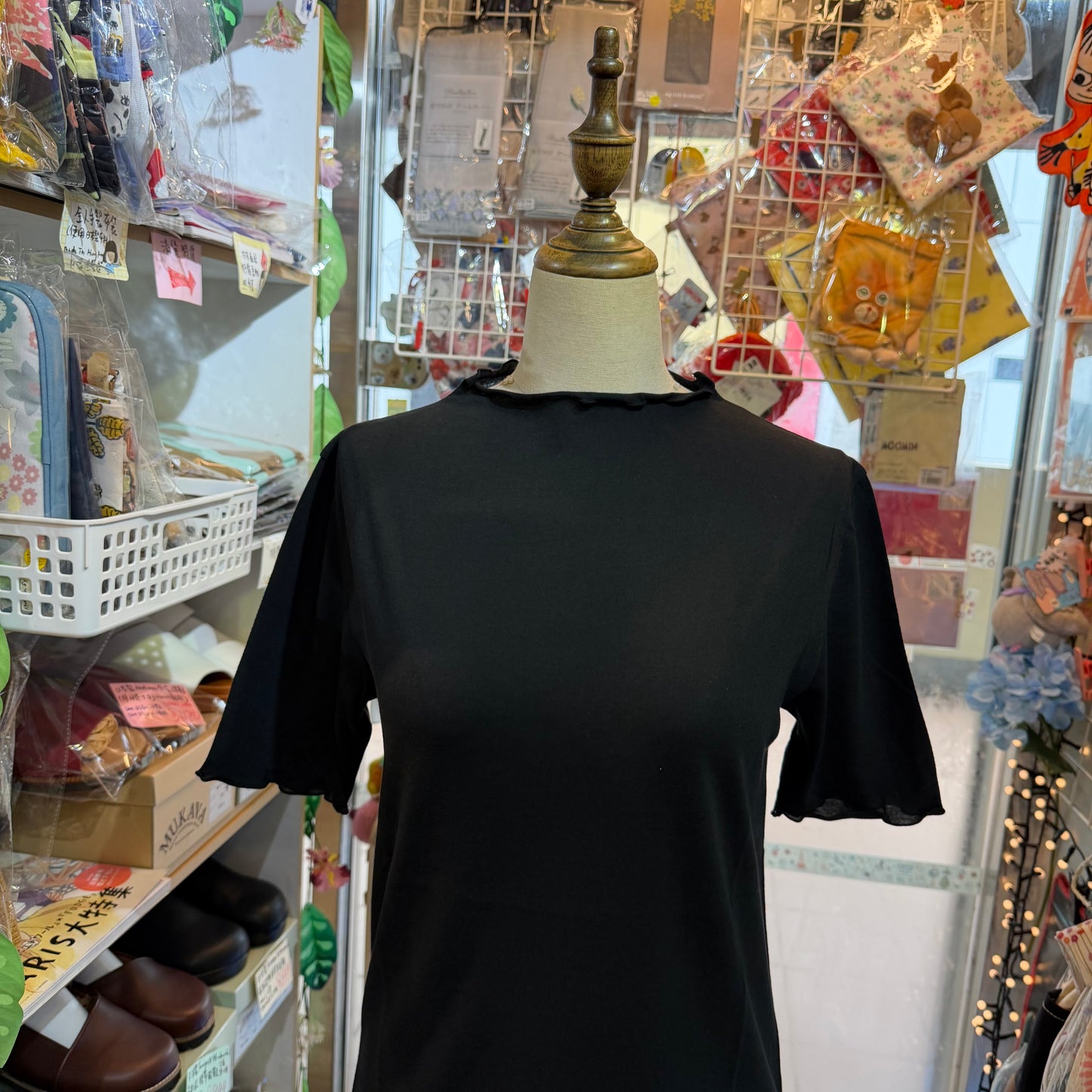 Diaries Frill Collar Cotton Super Soft Blouse,  2 Colors , made in Japan