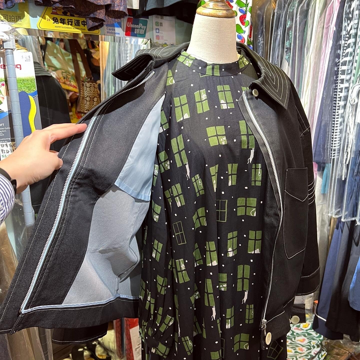 EXTRA20- Cachette Black Jacket, made in Japan