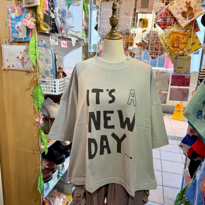 Tumugu It’s a new day… T-shirt, 2 Colors, made in Japan