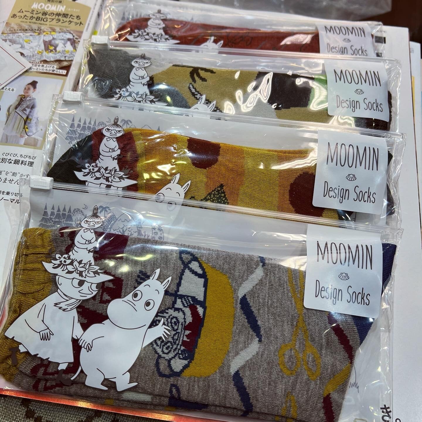 Sale- Moomin and Little My Socks, 4 Patterns, made in Japan