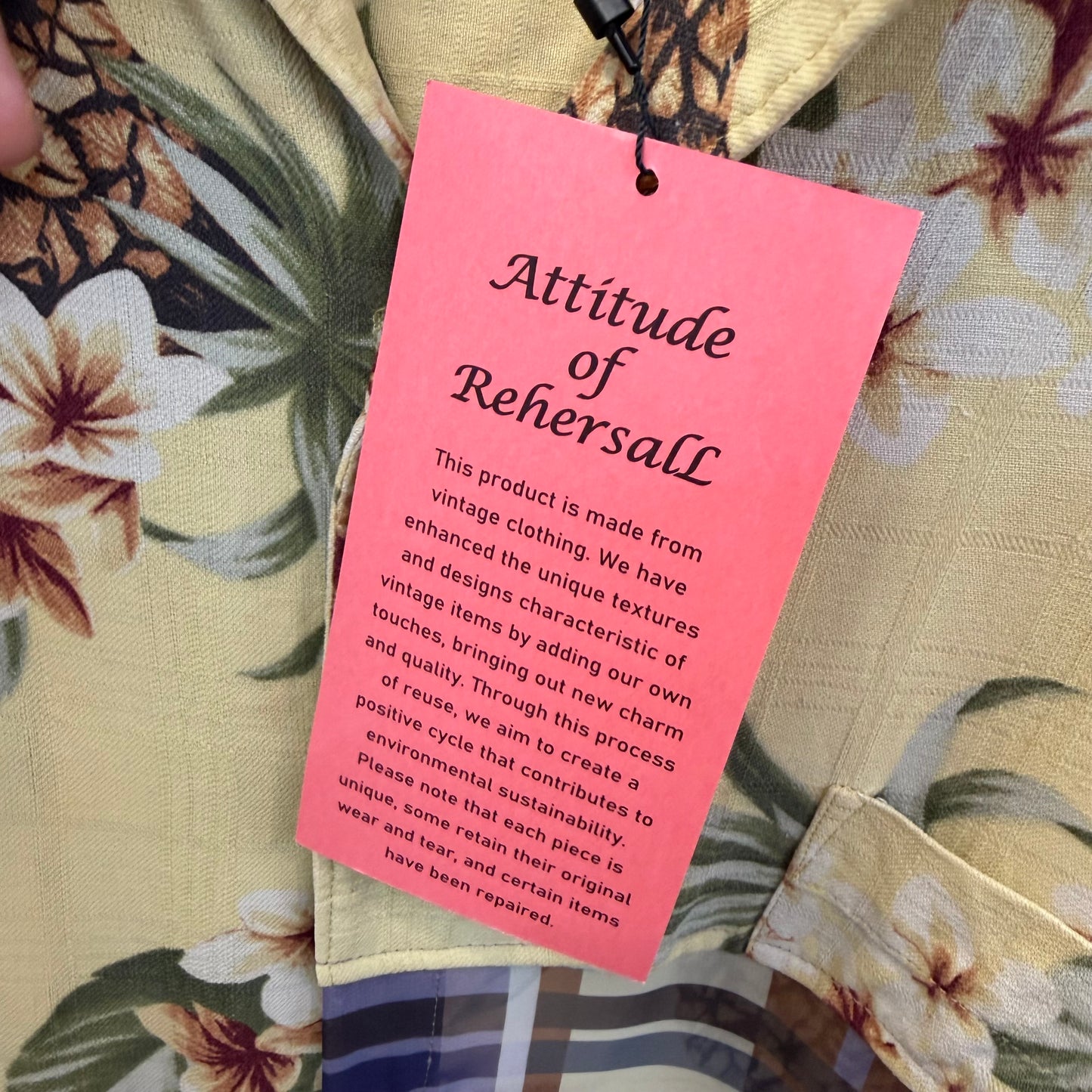 Rehersall Assort Unique Patchwork Shirt, made in Japan