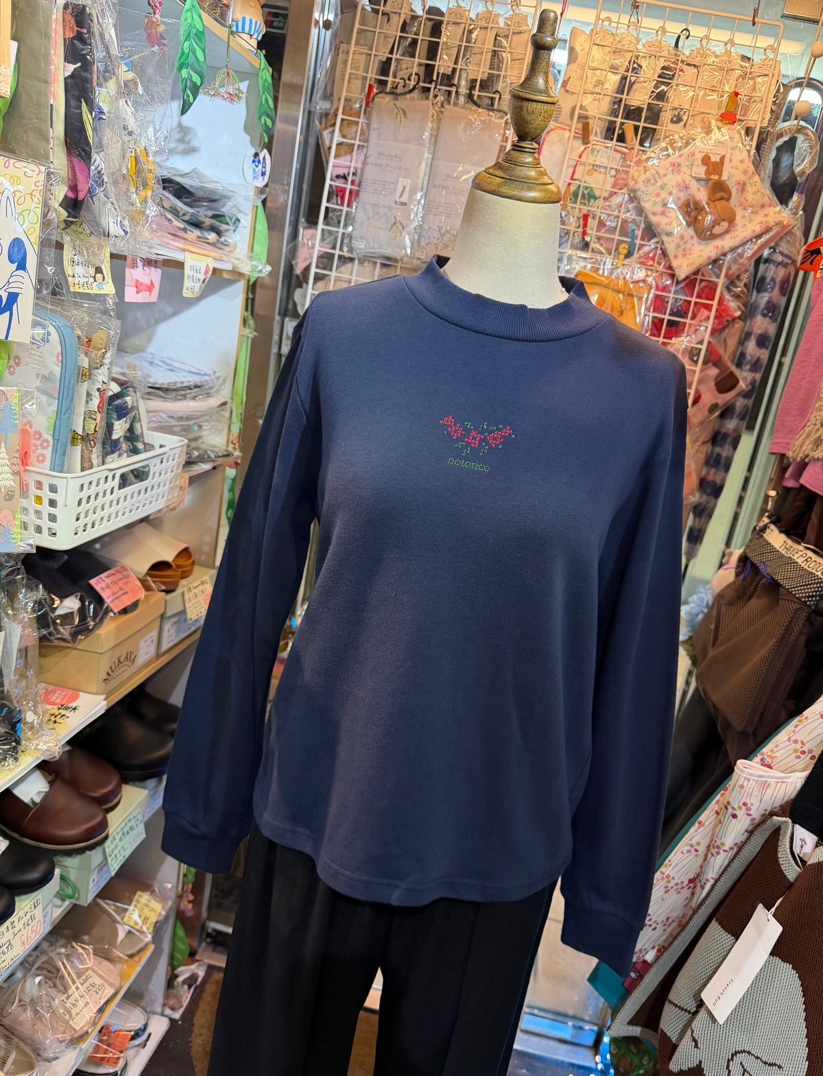 Sale- notorico Navy Sweatshirt