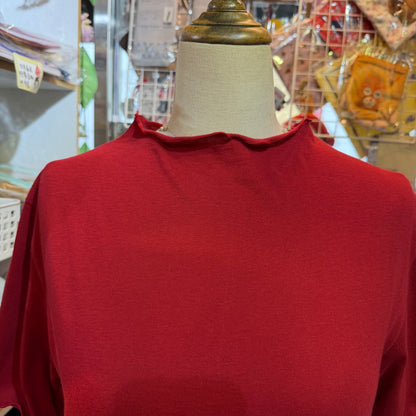 Diaries Frill Collar Cotton Super Soft Blouse,  2 Colors , made in Japan