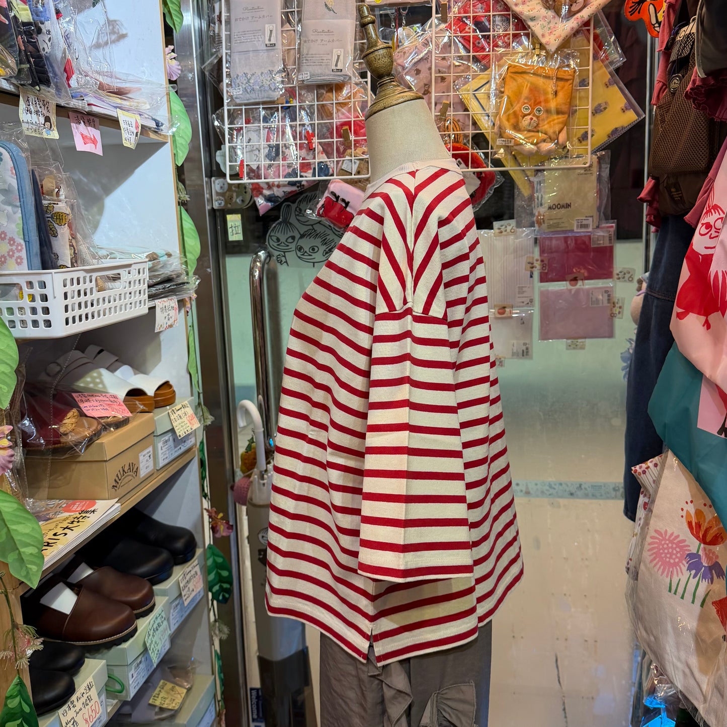 Days Striped T-shirt, 3 Colors, made in Japan