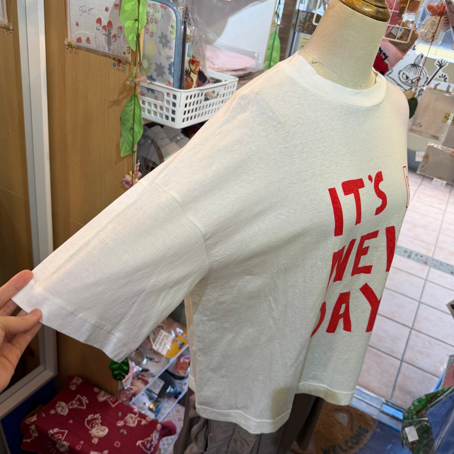 Tumugu It’s a new day… T-shirt, 2 Colors, made in Japan
