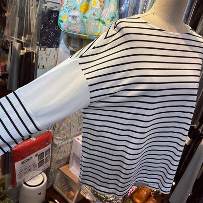 EXTRA30- Diaries Striped T-shirt, 3 Colors, made in Japan