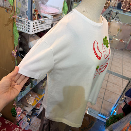 Latelier du Savon Fruits White T-shirt, made in Japan