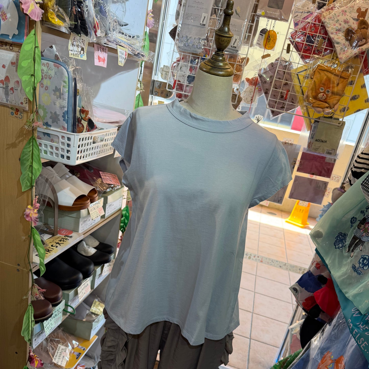 Laiterie Light Blue T-shirt, made in Japan