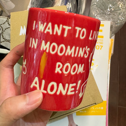 Little My Porcelain Red Mug, made in Japan