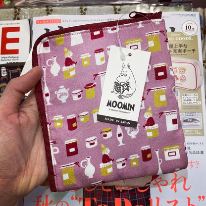 Sale- Moomin Small Pouch, 3 Colors, made in Japan