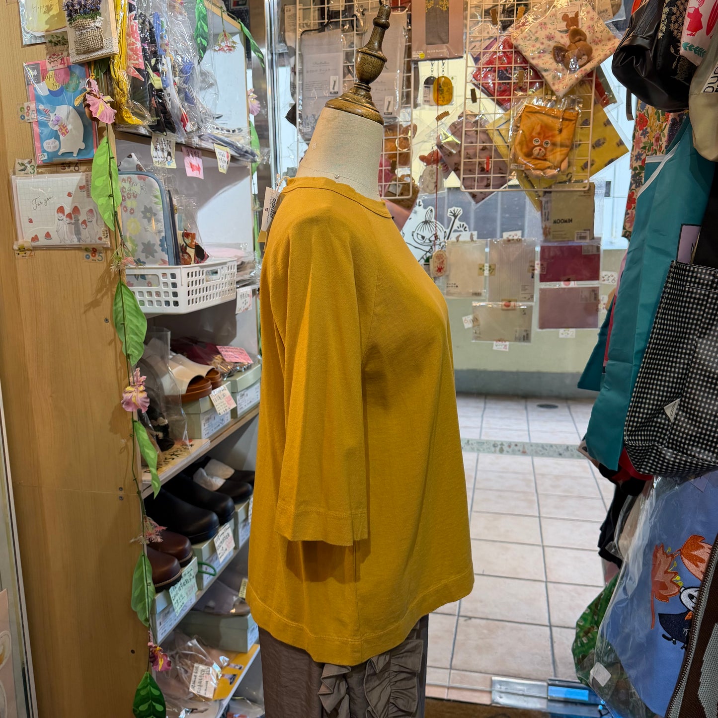 Days Yellow T-shirt, made in Japan