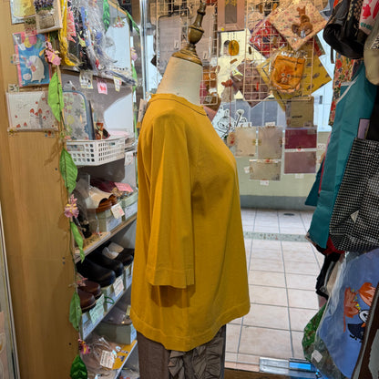 Days Yellow T-shirt, made in Japan