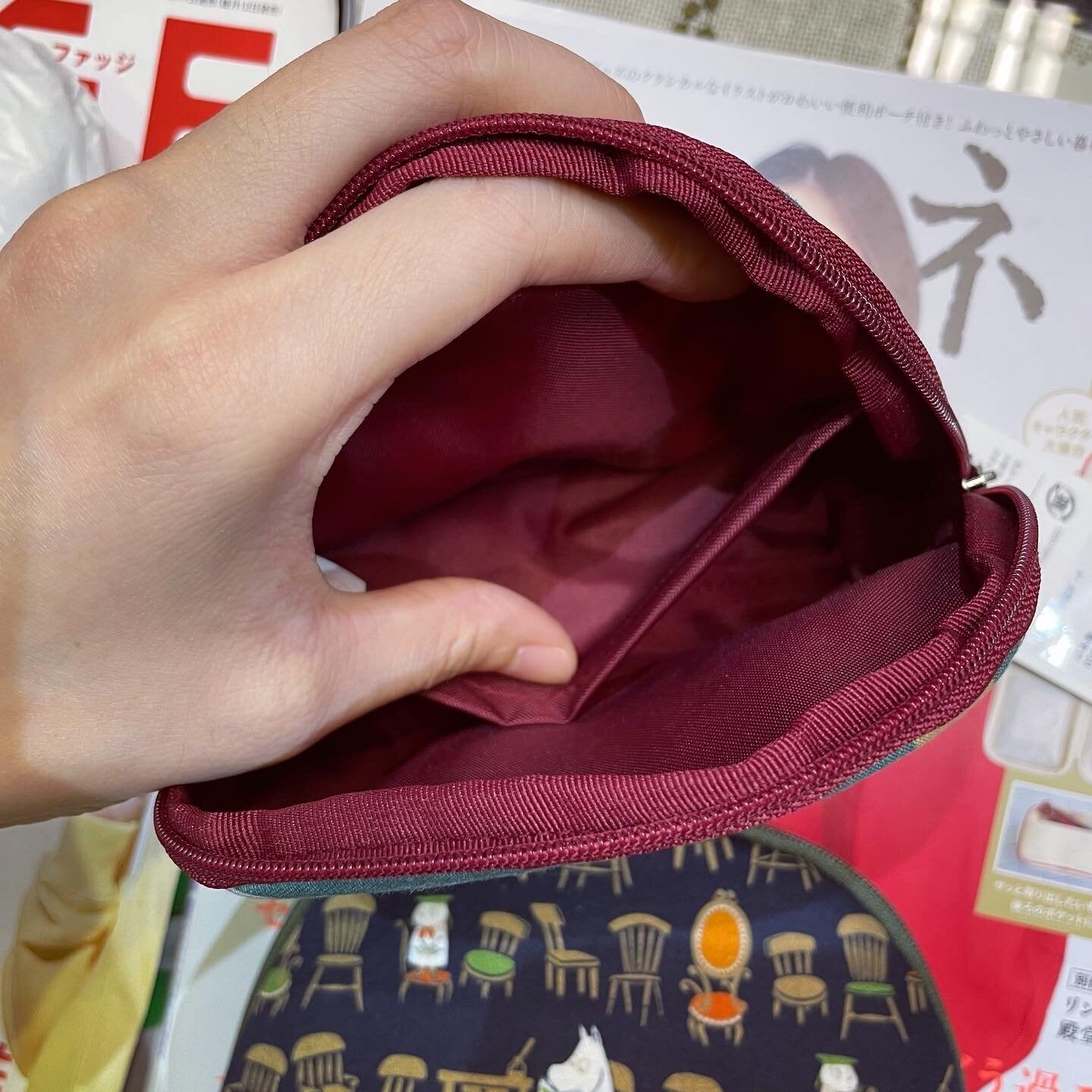 Sale- Moomin Pouch, 2 Colors, made in Japan